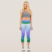 Der Frühling unter dem Himmel Capri Leggings (Vorderseite)