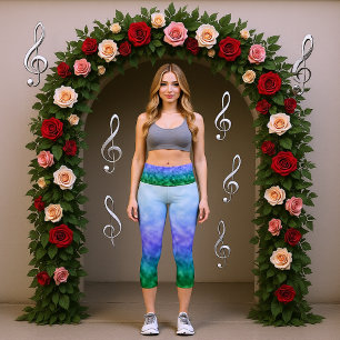 Der Frühling unter dem Himmel Capri Leggings