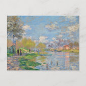 Der Frühling von Seine Claude Monet Postkarte (Vorderseite)