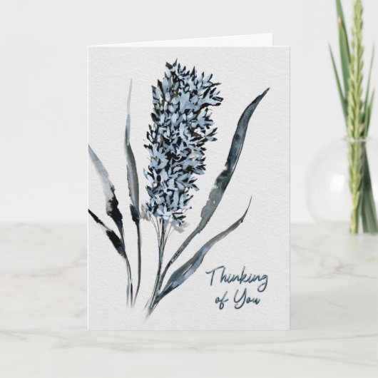 Der Frühling wird blühen – Ich denke an dich Karte (Vorderseite)