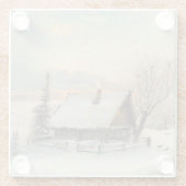 Der Frühlingsbeginn | Alexei Savrasov Glasuntersetzer (Rückseite)