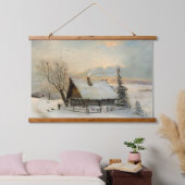 Der Frühlingsbeginn | Alexei Savrasov Wandteppich Mit Holzrahmen (Schlafzimmer)