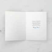 Der Frühlingskrieg Gottes Segen Orthodoxen Geburts Karte (Innenseite)