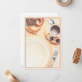 Der Frühstücksclub © Mitteilungskarte (Vorderseite/Rückseite Beispiel)