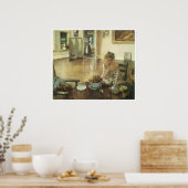Der Frühstücksraum, 1903 Edmund Charles Tarbell Poster (Küche)