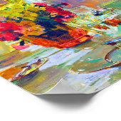 Der Frühstückstisch von Carl Moll Poster (Ecke)