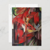 Der Fuchs, 1913 Postkarte (Vorne/Hinten)