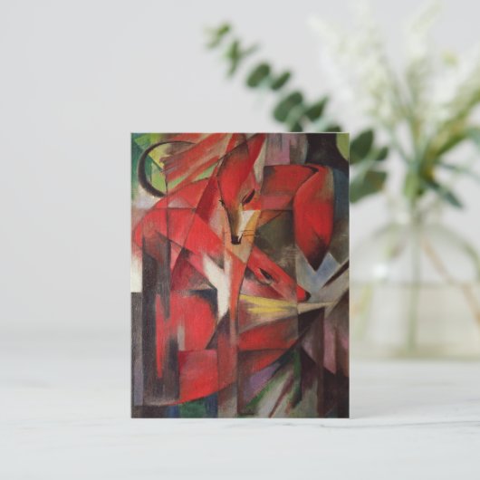 Der Fuchs, 1913 Postkarte (Stehend Vorderseite)