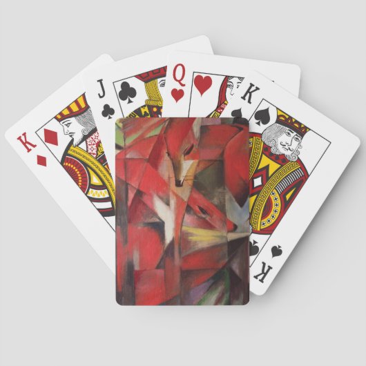 Der Fuchs, 1913 Spielkarten (Rückseite)