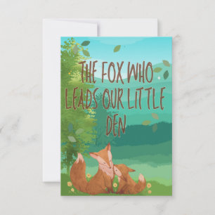 Der Fuchs, der unsere kleine Höhle anführt – Vater