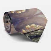 Der Fuchs der Yacht im 19. Jahrhundert Krawatte (Gerollt)