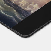 Der Fuchs der Yacht im 19. Jahrhundert Schreibtischunterlage (Ecke)