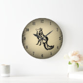 Der Fuchs Große Wanduhr (Zuhause)