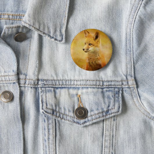 Der Fuchs im Wald Button (Beispiel)