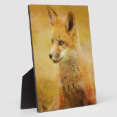 Der Fuchs im Wald Fotoplatte (Seite)