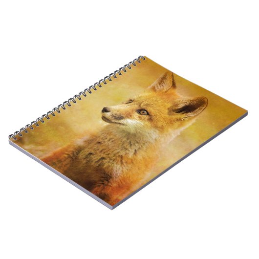 Der Fuchs im Wald Notizblock (Linke Seite)