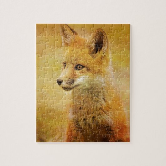 Der Fuchs im Wald Puzzle (Vertikal)