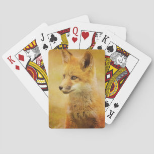 Der Fuchs im Wald Spielkarten