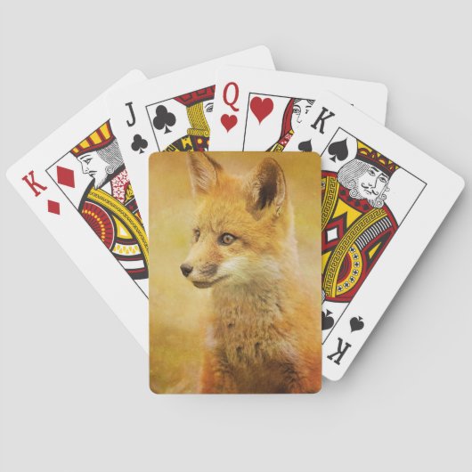 Der Fuchs im Wald Spielkarten (Rückseite)