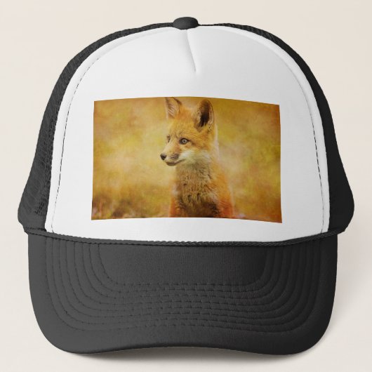 Der Fuchs im Wald Truckerkappe (Vorderseite)