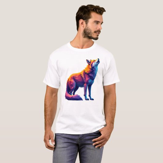 Der Fuchs in der Zukunft T-Shirt (Vorne ganz)