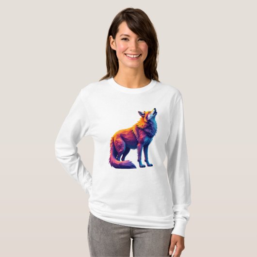 Der Fuchs in der Zukunft T-Shirt (Vorne ganz)