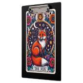 Der Fuchs | Mystische Tier-Tarotkarte Klemmbrett (Links)