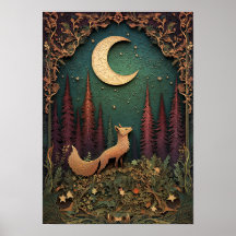 Der Fuchs | Nachtwaldkunst
