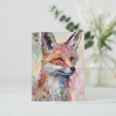 Der Fuchs Postkarte (Stehend Vorderseite)