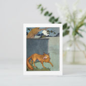 Der Fuchs Postkarte (Stehend Vorderseite)