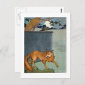 Der Fuchs Postkarte (Vorne/Hinten)