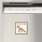 Der Fuchs sagt ... Funny Internet Meme Cartoon Des Magnet (In Situ (Geschirrspüler))