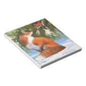 Der Fuchs und der Kardinal Notizblock (angewinkelt)