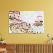 Der Fuchs und die Gans oder Boney Broke Loose Leinwanddruck (Insitu (Wohnzimmer))