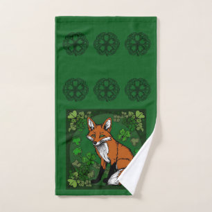 Der Fuchs und die Kleeblatts Handtuch