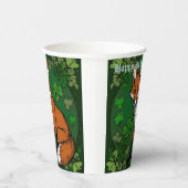 Der Fuchs und die Kleeblatts Pappbecher (Rechts)