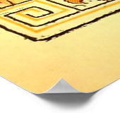 Der Fuchs und die Moskitos Walter Crane Poster (Ecke)