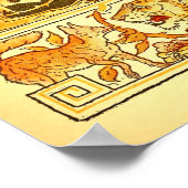 Der Fuchs und die Moskitos Walter Crane Poster (Ecke)