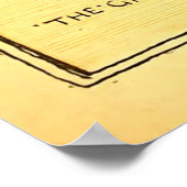 Der Fuchs und die Trauben 1887 Walter Crane Poster (Ecke)