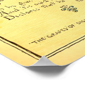 Der Fuchs und die Trauben 1887 Walter Crane Poster (Ecke)