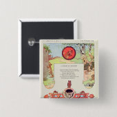 Der Fuchs und die Trauben Button (Vorne & Hinten)