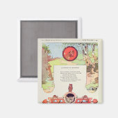 Der Fuchs und die Trauben Magnet (Vorderseite/Rückseite)