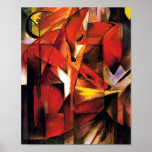 Der Fuchs von Franz Marc Poster