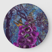 Der Fuchshandschuh und der Schmetterling