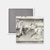 Der Führer der Mongolen, Hulagu, Khan der Ilkhanat Magnet (Vorderseite/Rückseite)