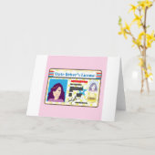 Der Führerschein-Frauen-Foto Karte (Gelbe Blume)