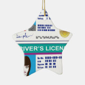 Der Führerschein Keramik Ornament (Rechts)