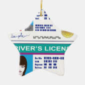 Der Führerschein Keramik Ornament (Vorne)