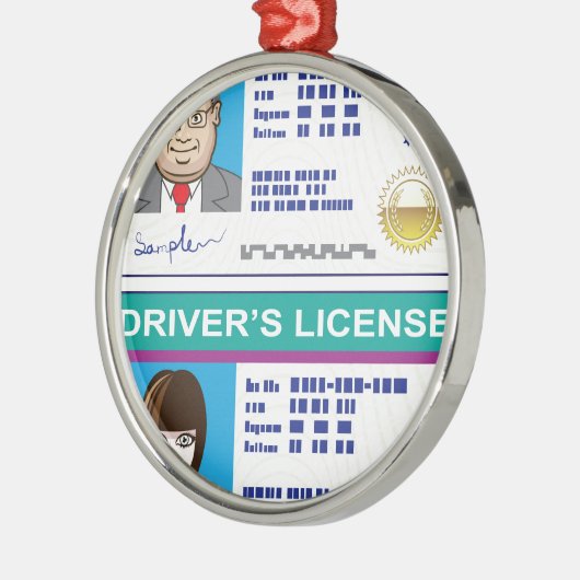 Der Führerschein Ornament Aus Metall (Links)