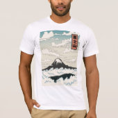 Der Fuji Japan Kunstblock. T-Shirt (Vorderseite)